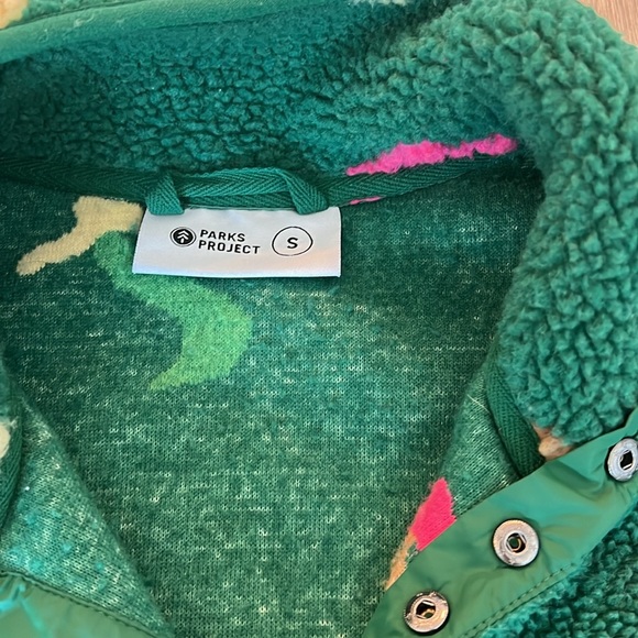 Rare Parks Project Dancing Shrooms Trail Fleece Pullover - Picture 3 of 4